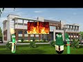 Jonah pours fire all over the school grounds