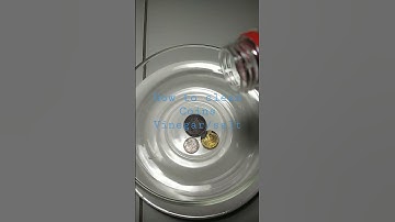 How to clean old coins #coins #oldcoins #shorts