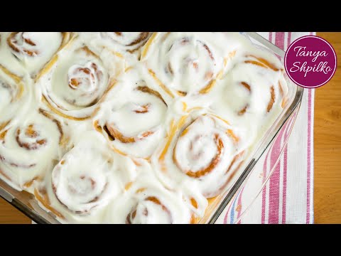 Классические Американские Булочки с Корицей | Синнабоны | Cinnamon Rolls | Tanya Shpilko