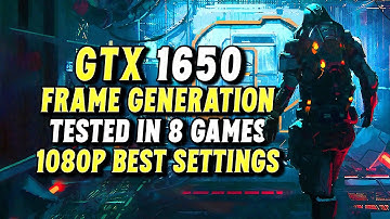 GTX 1650 - AMD FSR 3 Frame Generation Mod Tested in 8 Games