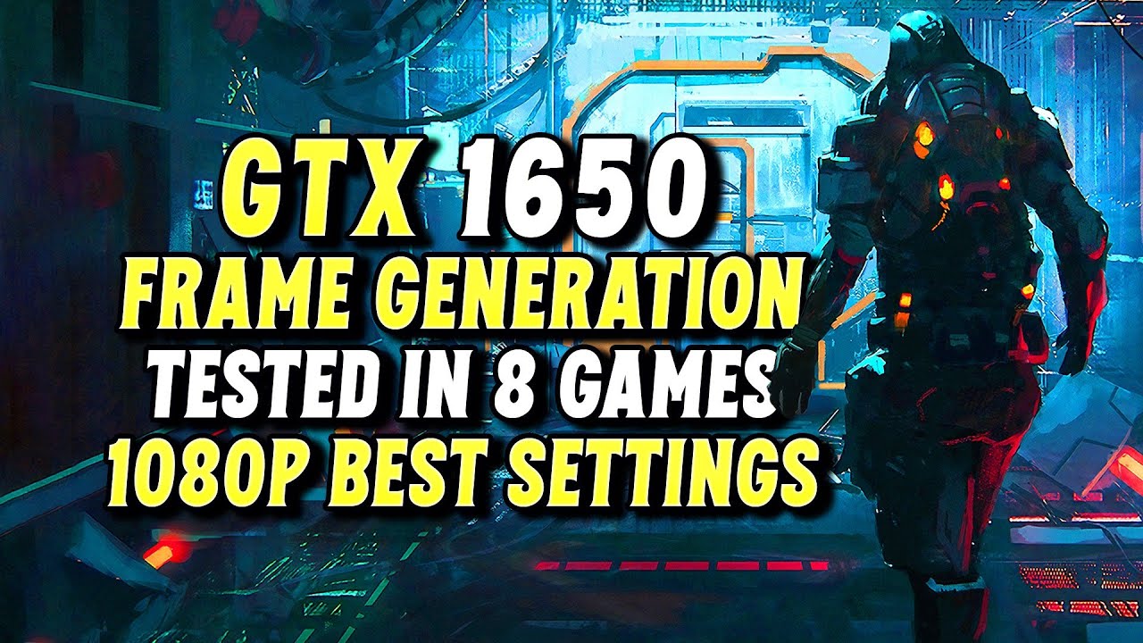 GTX 1650 - AMD FSR 3 Frame Generation Mod Tested in 8 Games - YouTube