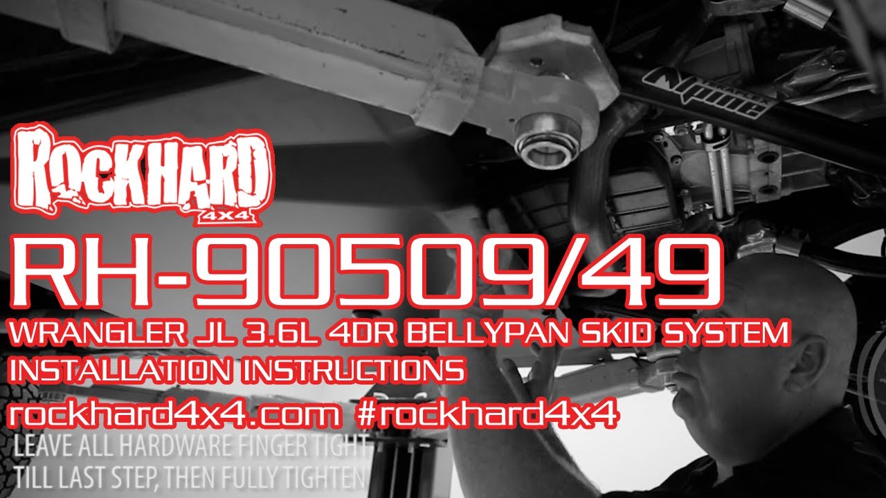 Rock Hard 4x4™ Aluminum Complete Bellypan Skid Plate System with