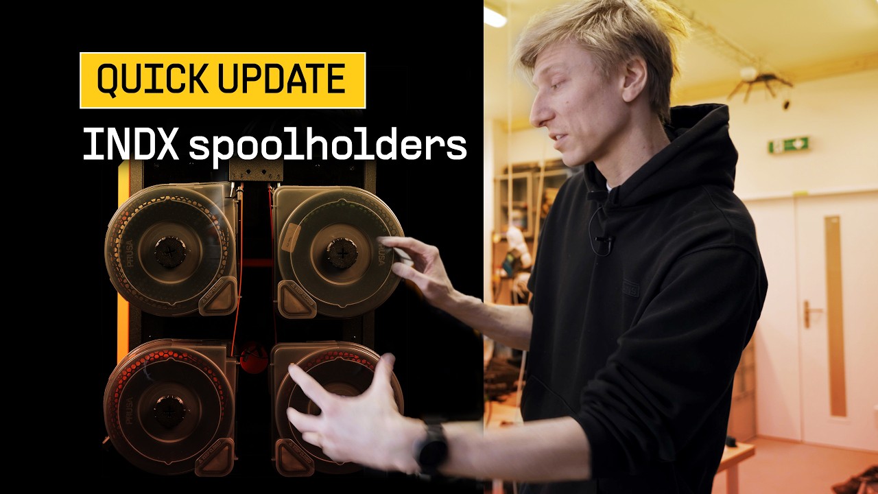 Quick INDX Update - 8 Spoolholders on the CORE One+