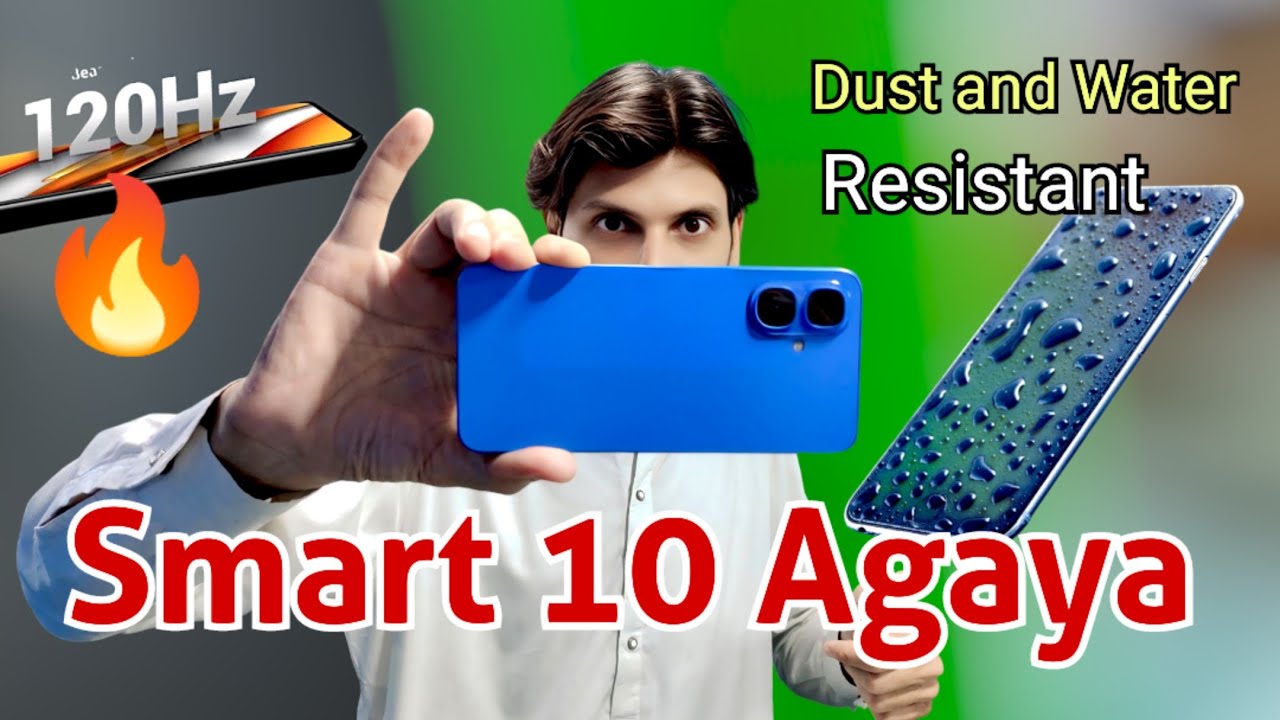 Infinix smart 10 unboxing in pakistan ! Ip 64 Dust and Water Resistant .