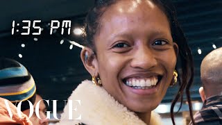 Model Adesuwa Aighewi's Full-Day Routine for an Alexander Wang Show | Diary of a Model | Vogue