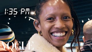 How Top Model Adesuwa Aighewi Gets Runway Ready Diary Of A Model Vogue