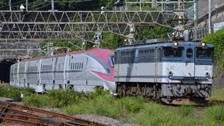 E6系スーパーこまち(当時) Z9編成甲種輸送 8860レ 熱海駅通過 EF65-2036