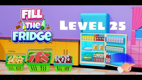 Fill Up Fridge - All Levels Walkthrough Gameplay Level 25 (IOS)