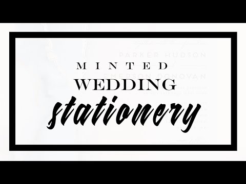 Minted Wedding Stationery
