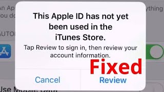 حل مشکل داونلود از ایپ ستور | Apple iD Review solution | حل د ایپ سټور څخه اپلیکیشن نه ډاونلوډول