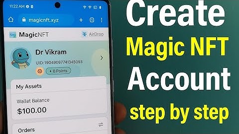 how to create magic nft account