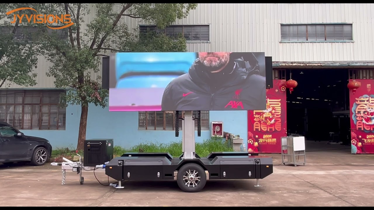 Mobile Trailer LED Display by JYVISIONS