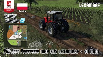 Farming Simulator 23 Mod +90 Vehicles Map PGR Agro Pomerania | Map tour | Polska Map | MEGA