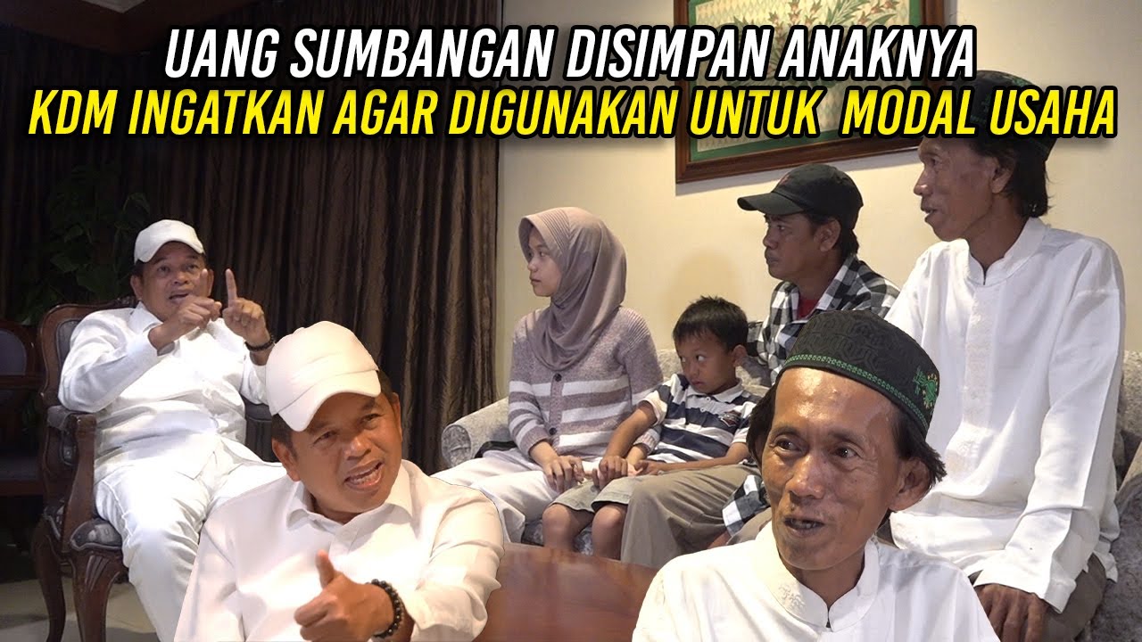 UANG SUMBANGAN DISIMPAN ANAKNYA | KDM INGATKAN AGAR DIGUNAKAN UNTUK MODAL USAHA