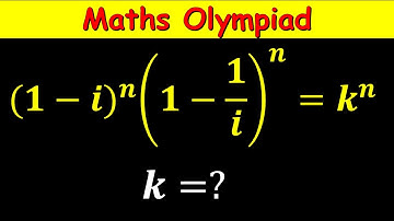 Exponential Equation for K Involving Complex Number || Math Olympiad Question || Puzzled