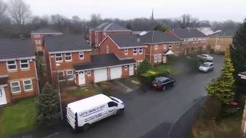 Parrot Bebop 2 drone onboard footage - controlled with ROS