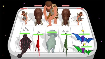 KAIJU EVOLUTION - Merge Master: Dinosaur Battles #mergemaster #mergedinosaur #mergegames