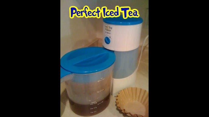  Mr. Coffee TM75 Iced Tea Maker, 1 EA, Blue, TM1RB: Electric Ice  Tea Machines: Home & Kitchen