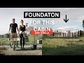 BUILDING A CABIN | ep2 Finishing Foundation, Permaculture Food Forest, Light Steel Framing, Portugal