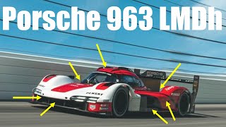 24h Daytona 2023  Porsche 963 LMDh  CLOSER LOOK