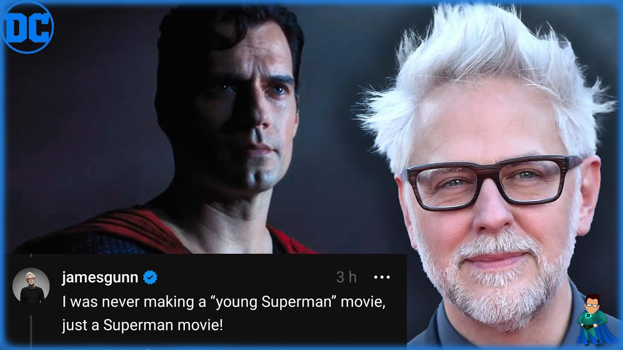 James Gunn Says He's Not Making a 'Young Superman' Movie Despite Henry  Cavill Recast - IGN