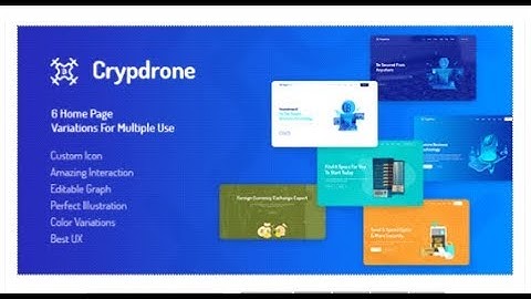 Crypdrone - Multipurpose Cryptocurrency Hosting with WHMCS  | Themeforest Templates