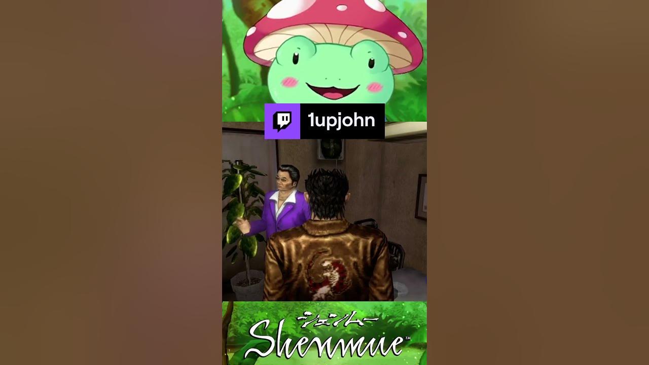 Shenmue The best voice acting I ever heard in my life + Elvis! 1upjohn on Twitch YouTube