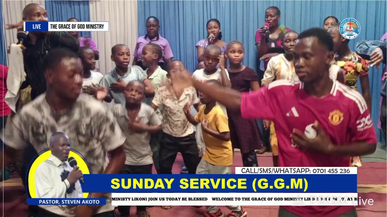 SUNDAY LIVE BROADCAST  ll  THE GRACE MINISTRY ll PST. STEVEN MINISTERING