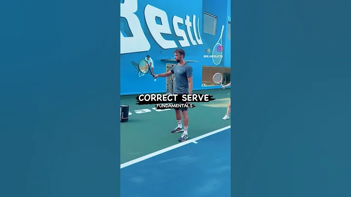 CORRECT SERVE - 5 STEPS!    #tenfitmen #tennispro #tennistips #tennisserve #tenniscoach #tennisgame