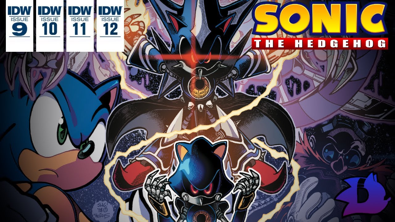 Super Neo Metal Sonic  Sonic IDW 9 - 12 