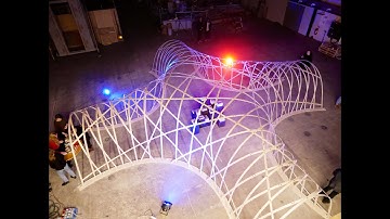 Fabrication and assembly of an actively bent plywood geodesic gridshell - Student workshop, 2017