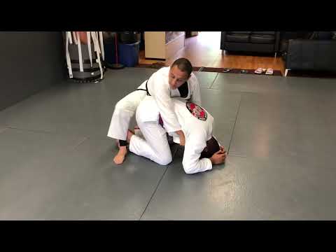 Basic double leg defense + basic back take