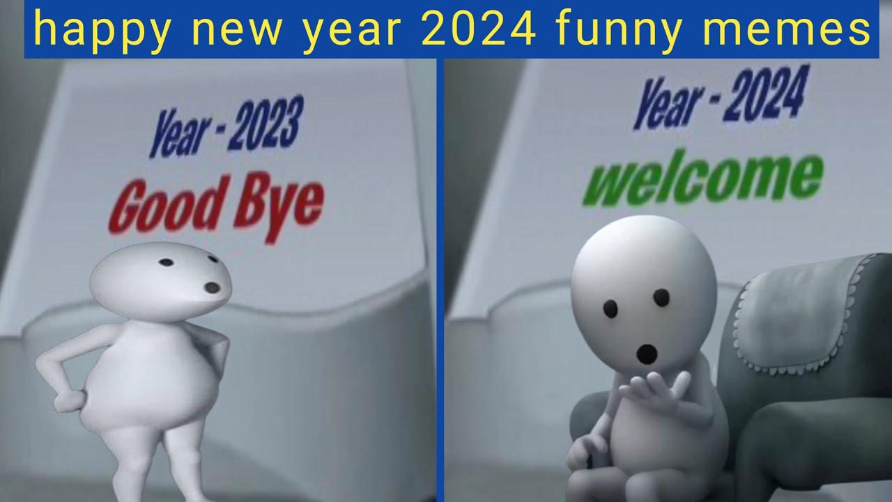 Happy New Year 2024 funny memes🤪 New Year 2024 funny meme happy new