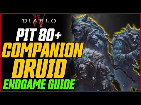 Companion Druid is INSANE! Pit 80+ Made Easy! // Diablo 4 Season 4 Druid Build Guide