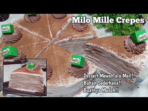 Discover the Viral Sensation of Perslice - A Cake So Indulgent You'll Wait in Line for it! Try Our Milo Mille Crepes Cake Today.