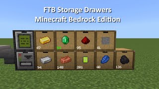 Minecraft Bedrock Storage Drawer 2.0