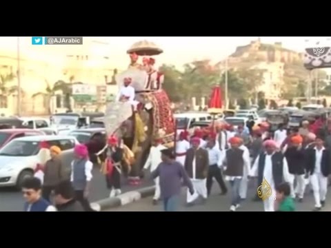 زفاف أسطوري لعروسين هندوسيين من باكستان والهند