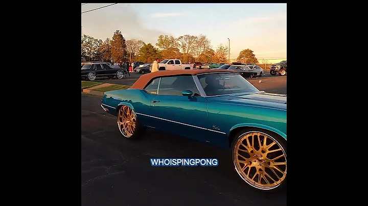 Candy teal painted Oldsmobile cutlass on brushed gold forgiatos #cutlasssupreme #forgiatowheels