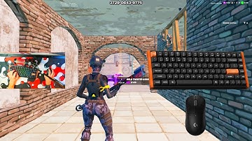 ⭐️Keychron K2 HE ASMR Chill🤩Tilted Zone Wars🏆Satisfying Keyboard Fortnite 360FPS⭐️
