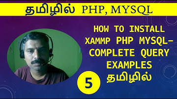 🔥 XAMPP Server Setup & MySQL Queries Tutorial in Tamil | Complete Guide for Beginners 🚀