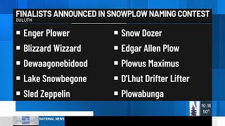 Vote for your favorite Duluth Snowplow Name in Contest