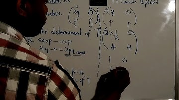 Matrices     Determinant  and Inverse  CXC CSEC   GCSE