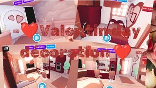 décoration sur le thème de la saint Valentin (adopte me ).#roblox #adoptemeroblox #capcut