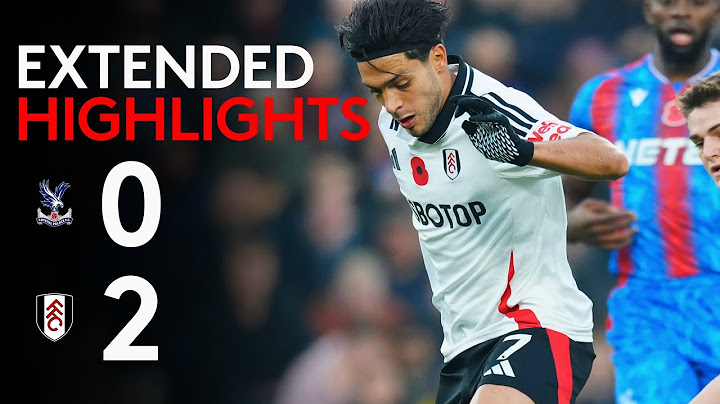 EXTENDED HIGHLIGHTS | Crystal Palace 0-2 Fulham | Back-To-Back 😄