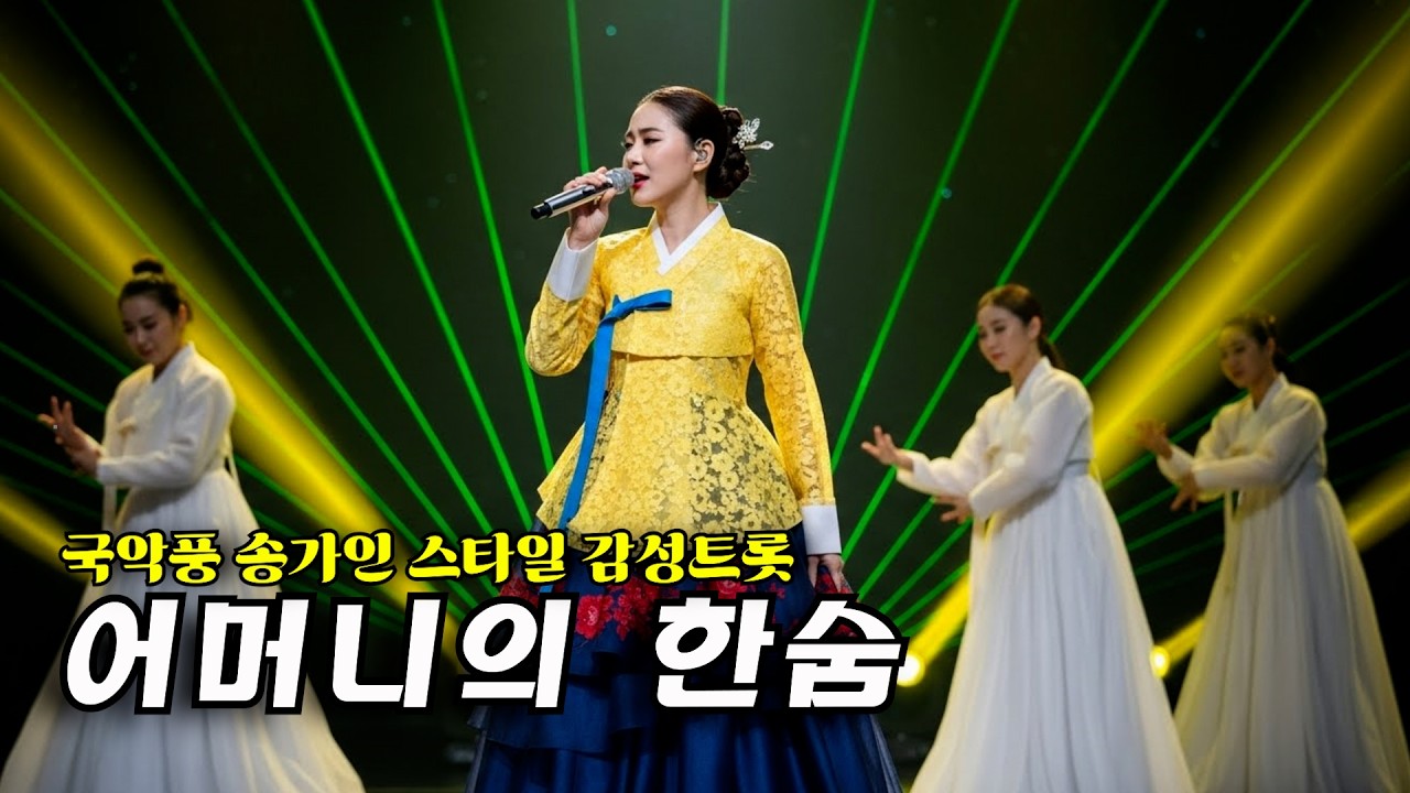 어머니의 한숨 | 국악풍 송가인 스타일 감성 트롯 | 자식 위해 평생을 바치신 어머니 깊게 패인 주름마다 서린 세월의 한숨 아, 나의 어머니 당신의 한숨은 나의 눈물이네