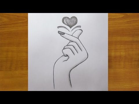 Video How to draw a tumblr korean heart easy | Cách vẽ bàn... - youtube