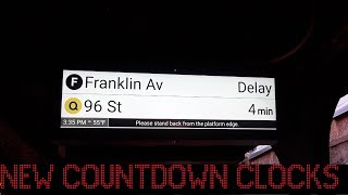 New countdown clocks for the Brighton Line