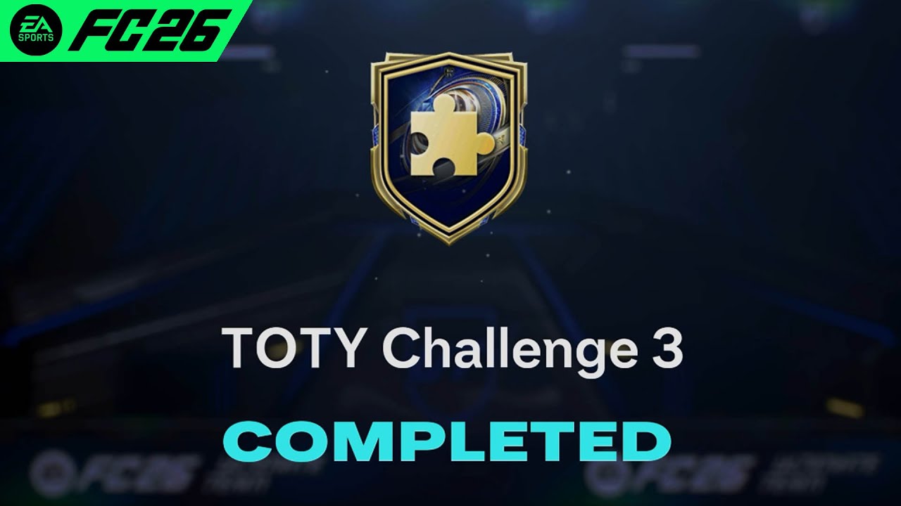 TOTY Challenge 3 SBC Solution Completed - Cheapest Solution FC 26