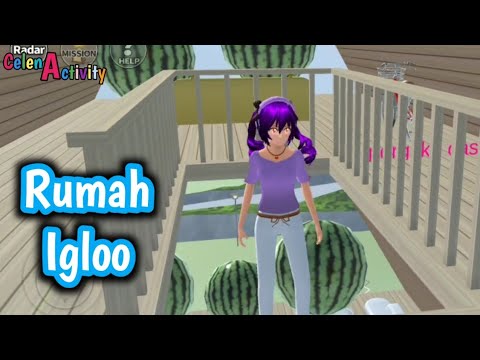 Sakura School Simulator - Sakura Memecahkan Teka Teki Rumah Igloo