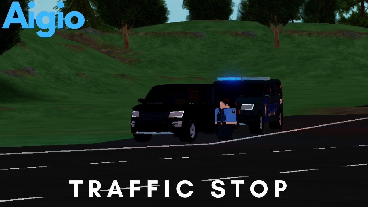 Roblox Aigio Police Roleplay Crazy Traffic Stop Youtube - aigio police cone barrier roblox